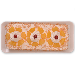 Pastel de vainilla, piña y coco en jugo de piña - D'Alis Pastelería